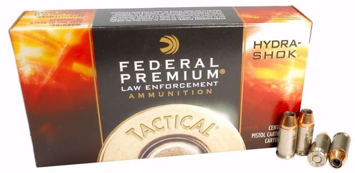 380 ACP 9x17 Ammo 90gr Hydra-Shok JHP Federal (P380HS1G) 50 Round Box