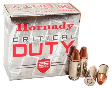 9mm 9x19 Ammo 124gr +P FlexLock Hornady Critical Duty (90216) 25 Round Box