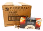 9mm 9x19 Ammo 124gr +P HST JHP Federal Premium (P9HST3) 250 Rounds