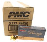 32 ACP Ammo 60gr JHP PMC (32B) 50 Round Box