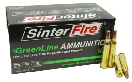 223 Ammo 55gr Frangible SinterFire GreenLine (SF22355GL-C) 50 Round Box