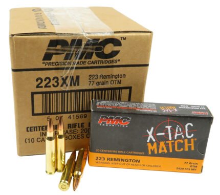 223 Ammo 77gr OTM Sierra PMC X-TAC Match (223XM) 200 Rounds