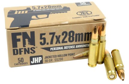 .7x28mm Ammo 30gr JHP SS200 FN DFNS (57FNVG30) 50 Round Box