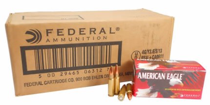 5.7x28mm Ammo 40gr FMJ Federal American Eagle (AE5728A) 500 Round Case