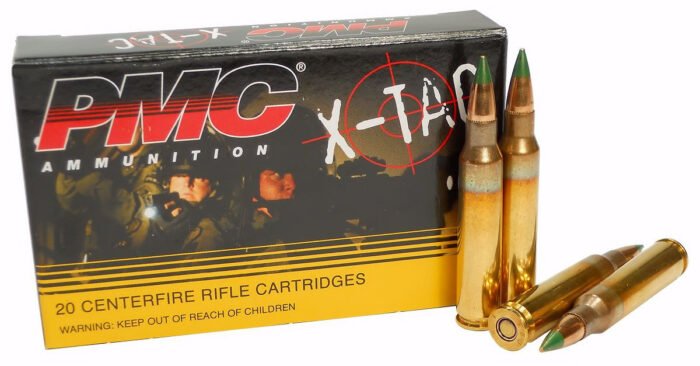 5.56x45 Ammo 62gr Green Tip M855 PMC X-TAC (5.56K) 1000 Round Case