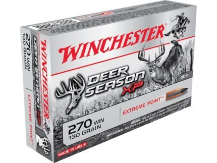 Winchester Deer Season XP 270 Winchester Ammo 130 Grain Winchester Extreme Point Polymer Tip Box of 20